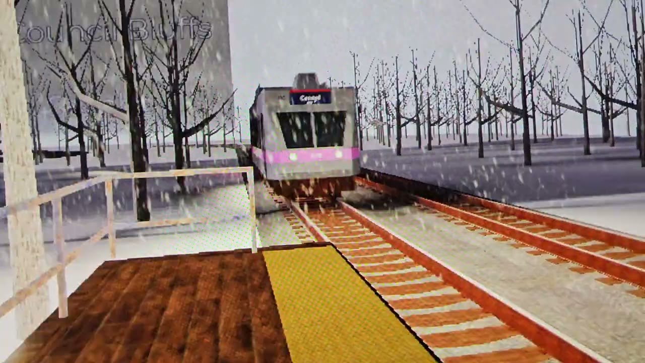 Railfanning In Mcburgel #ATOGF #Roblox #Pinkline #Abandoned