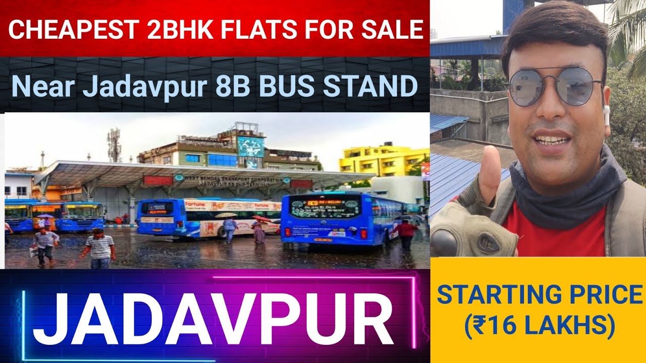 Cheapest 2BHK(₹16 Lakhs) Flats For Sale Near Jadavpur 8B Bus 🚐 Stand / Starting Price ₹16 Lakhs