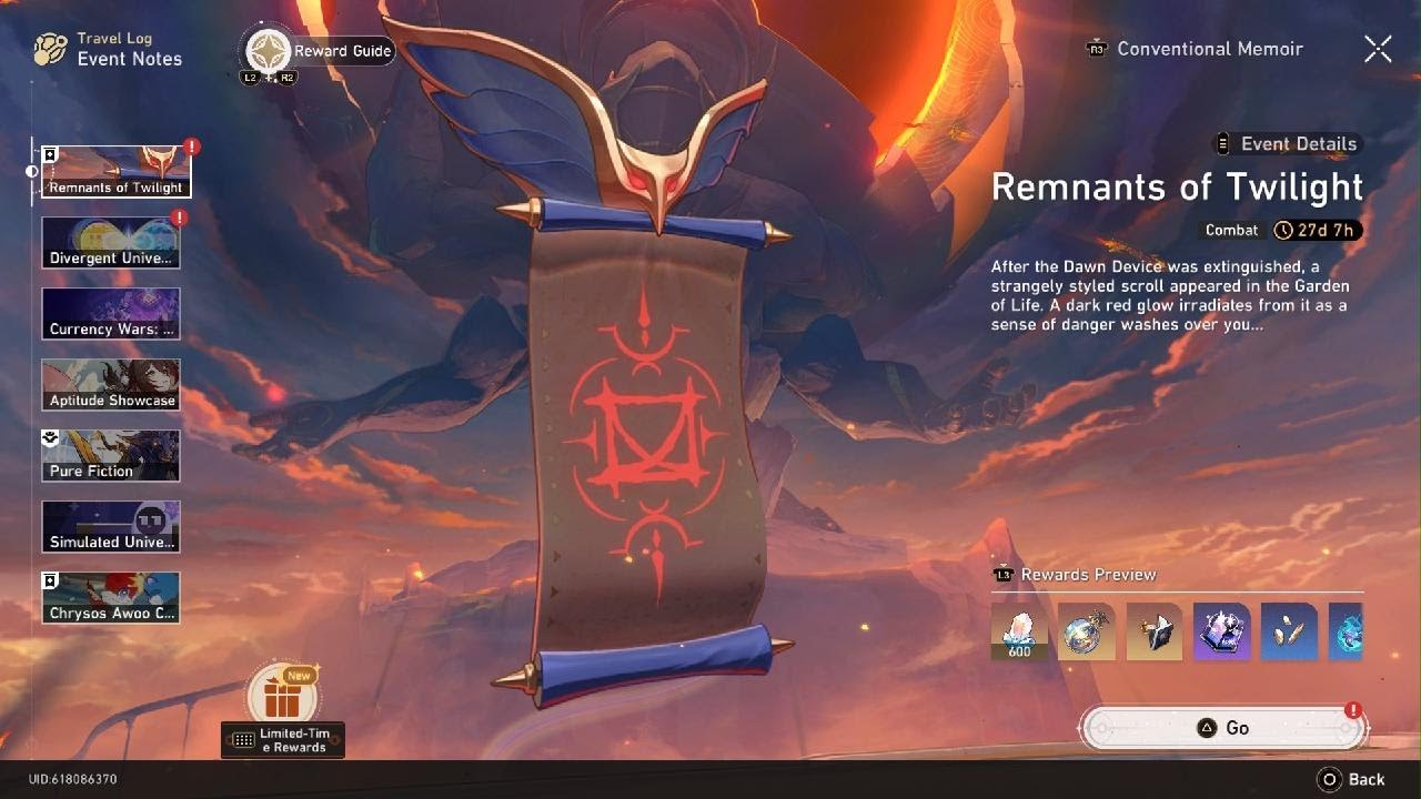 Honkai: Star Rail Journey #295 (3.8 Remnants of Twilight Part 1)