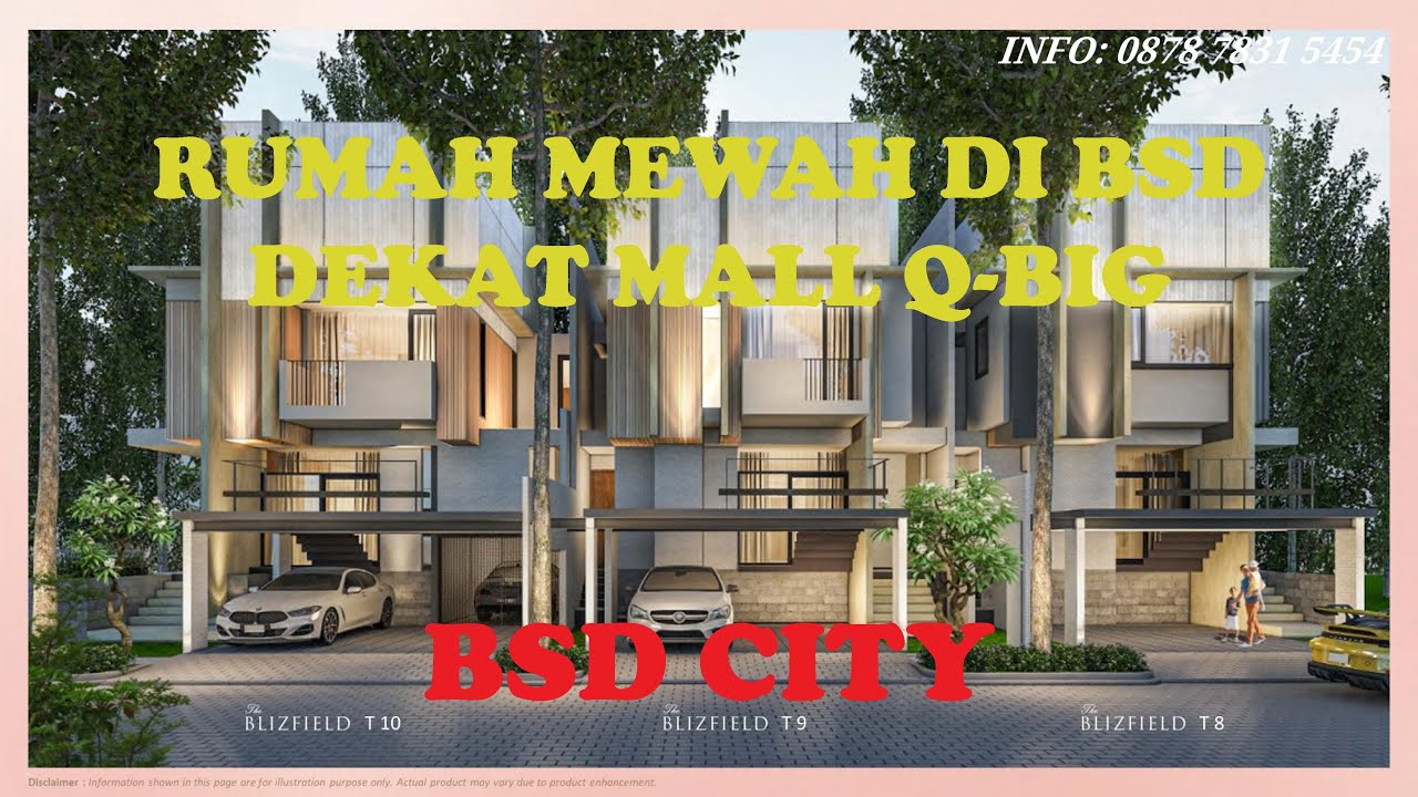 Intro rumah The Blizfield di BSD City | Januari 2022 | 0,5 Km ke Q-Big Mall | 2 Km ke Pintu Tol Aeon