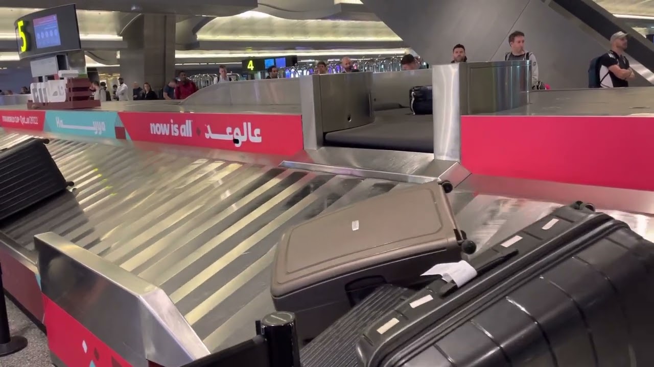 Doha Qatar Airport Clever Baggage Belt