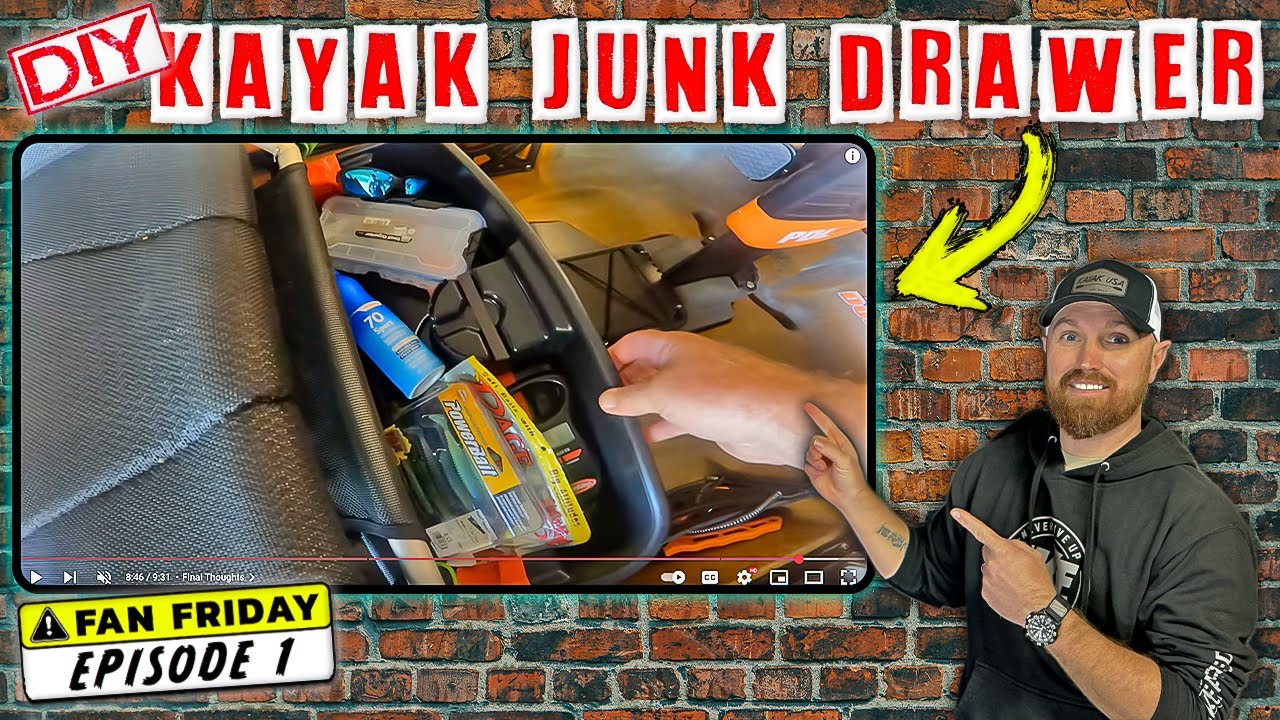 DIY Kayak Junk Drawer HACK! Fan Friday - Episode 1