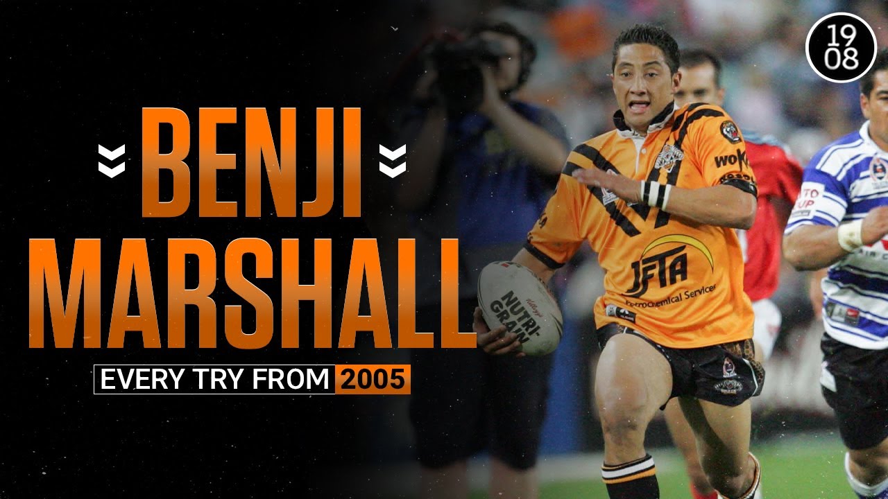 Every Benji Marshall try from 2005 | NRL Throwback |