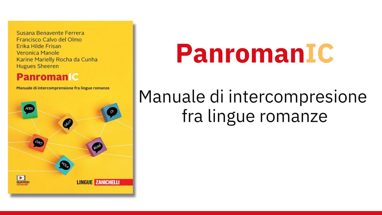 Webinar - PanromanIC - Manuale di intercomprensione tra lingue romanze