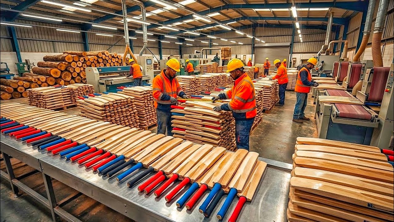 How High Quality Cricket Bats Are Made In Inside Modern Factory | Full Process 