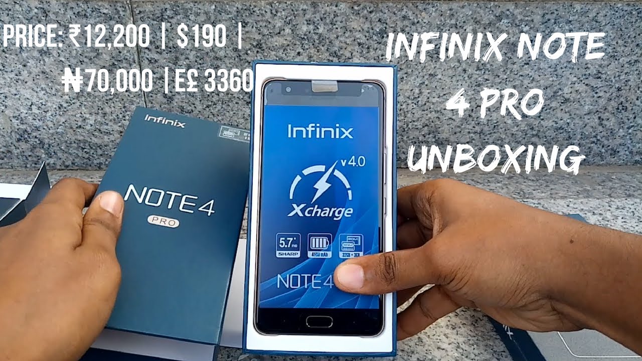Infinix Note 4 Pro Unboxing and First Impressions