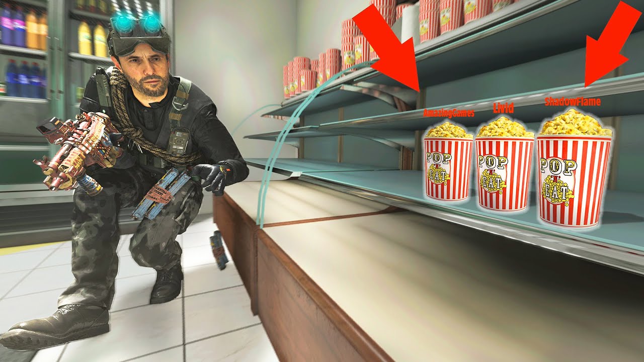 i THOUGHT THEY WERE HIDING AS POPCORN IN PROP HUNT!! HIDE N SEEK ON COLD WAR