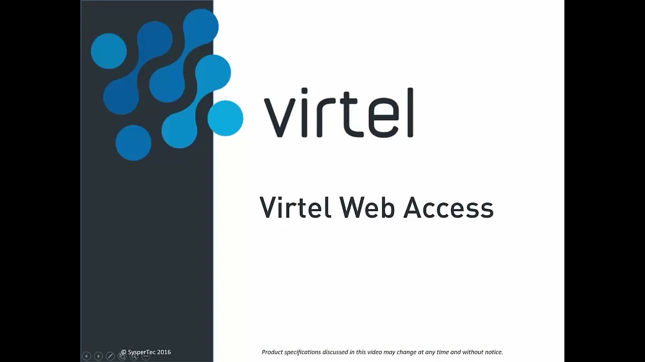 Virtel Web Access what is it and what does it do