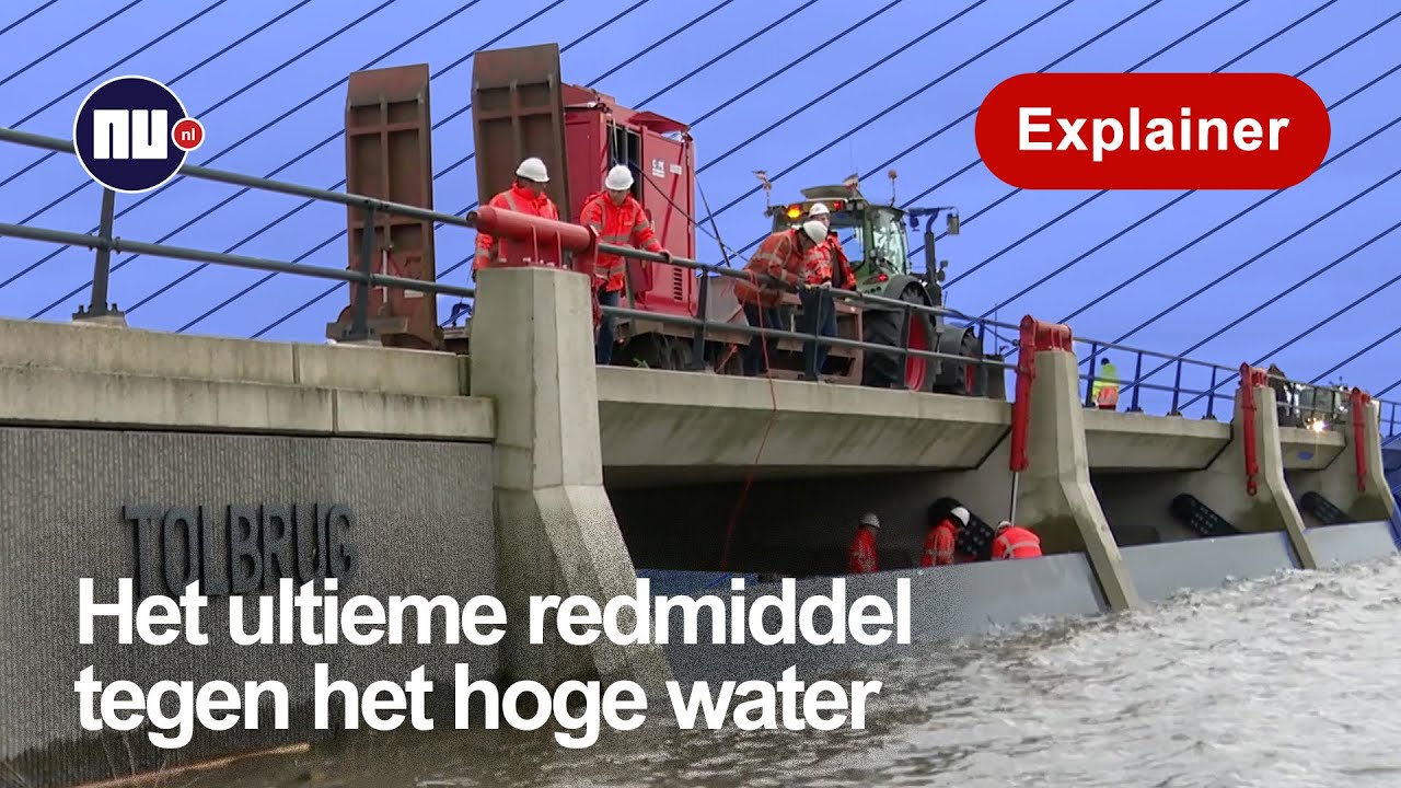 De hoogwatergeul die Overijssel droog houdt tijdens watersnood | NU.nl | Explainer