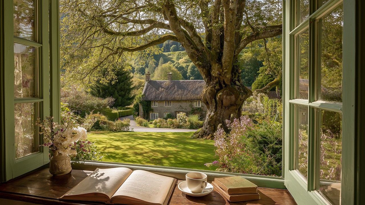 peaceful summer day 🍃  soft piano music for a quiet morning | deep focus, reading & slow living