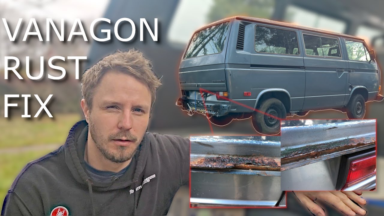 This is what you can do with $100 Welder & JB Weld! - Vanagon Hatch Rust Repair Video