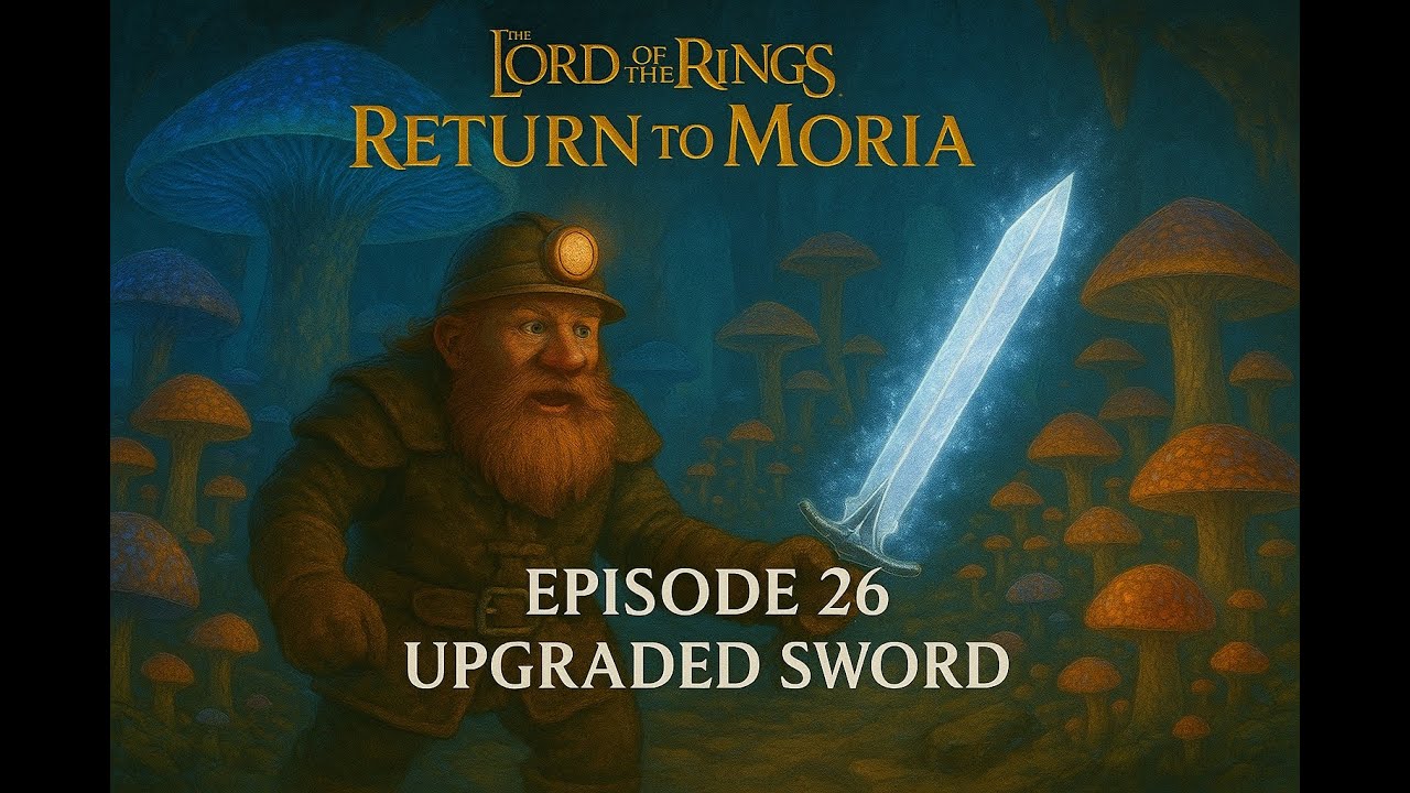 Forgot my hammer, but got a sweet sword! - The Lord of the Rings: Return to Moria - Ep 26