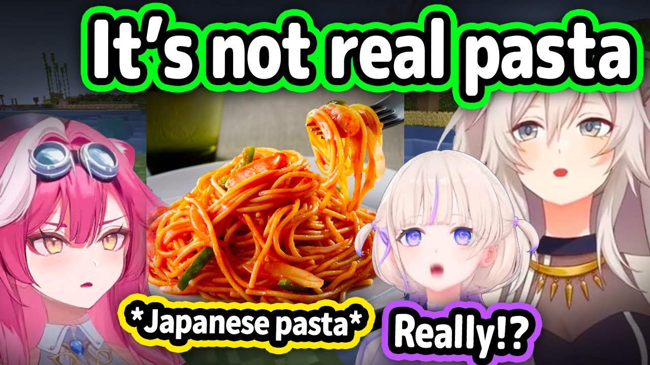 Botan Learned JP Pasta Isn't Real Pasta From Raora【Hololive】