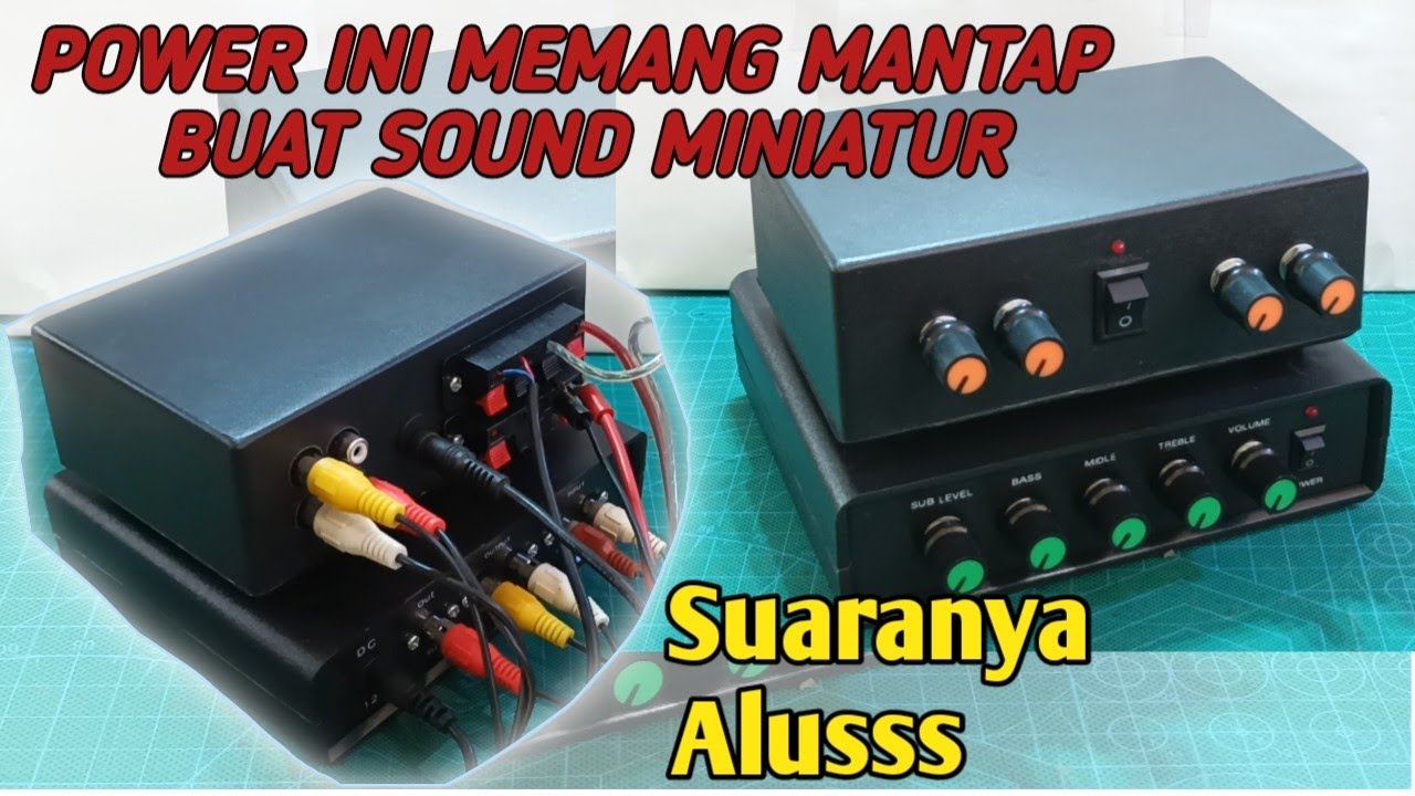 Power 4 chanel mini cocok untuk audio miniatur || kualitasnya Ok