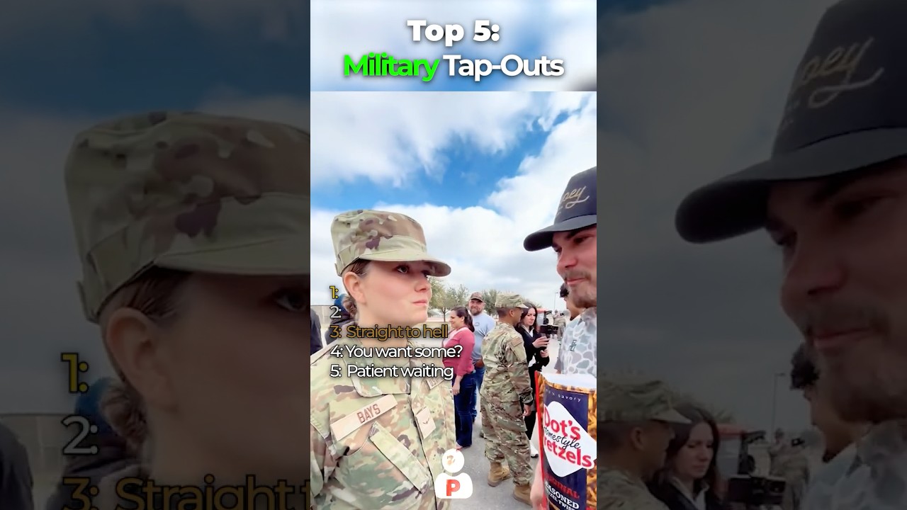 Top 5 Military Tap Outs That Had Us Crying Laughing 😂 | #shorts