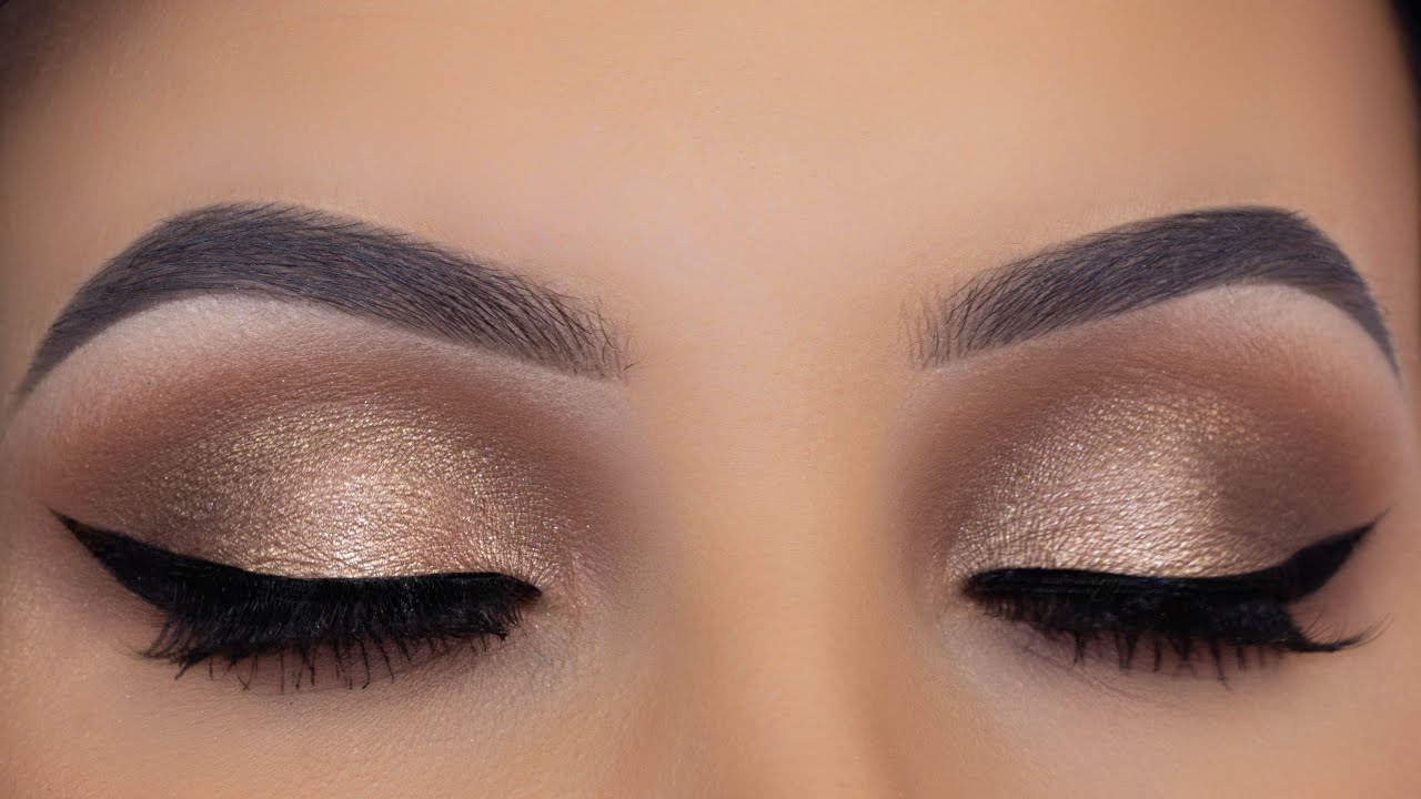 Brown Bronze Eye Makeup Tutorial | Everyday Glam