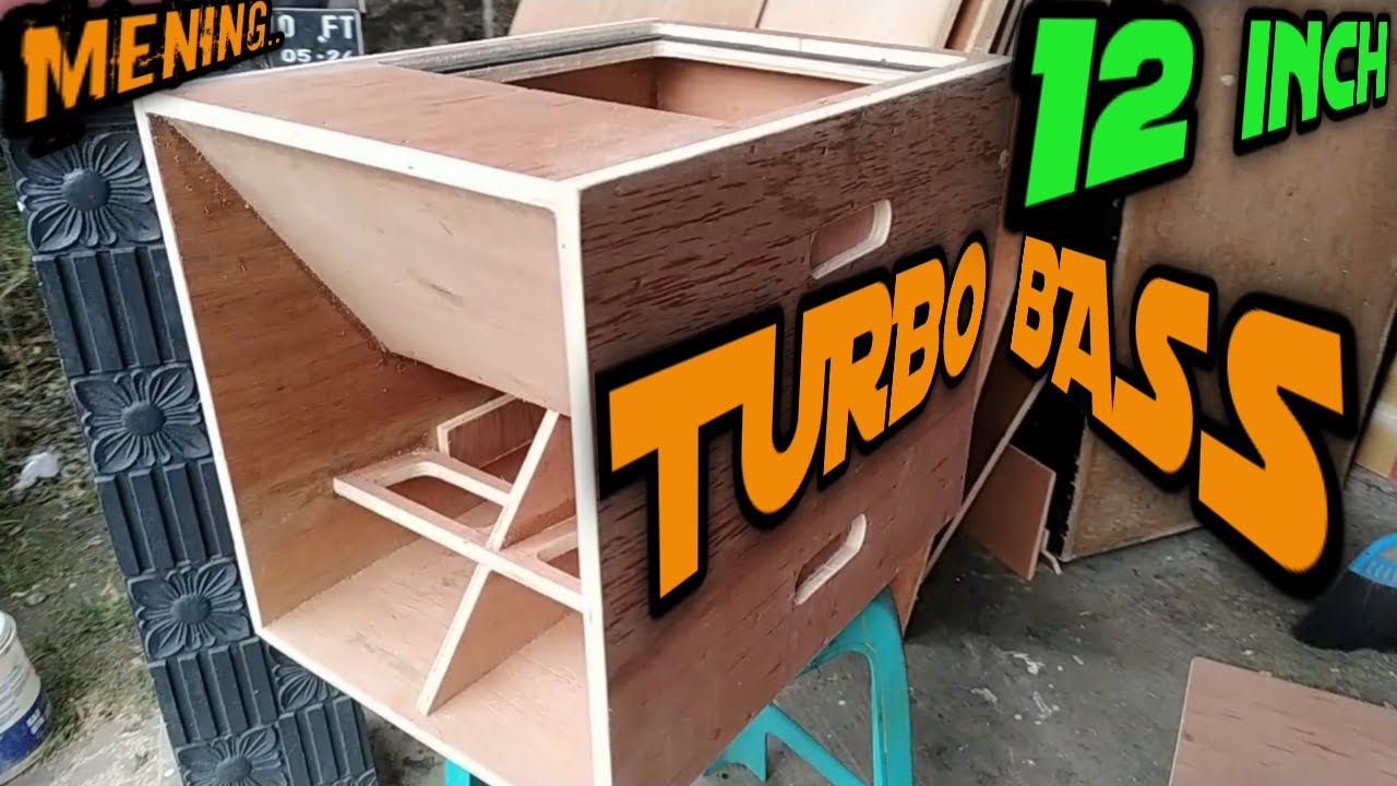 TUTORIAL BOX TURBO BASS 12 🔊 INCH SINGLE
