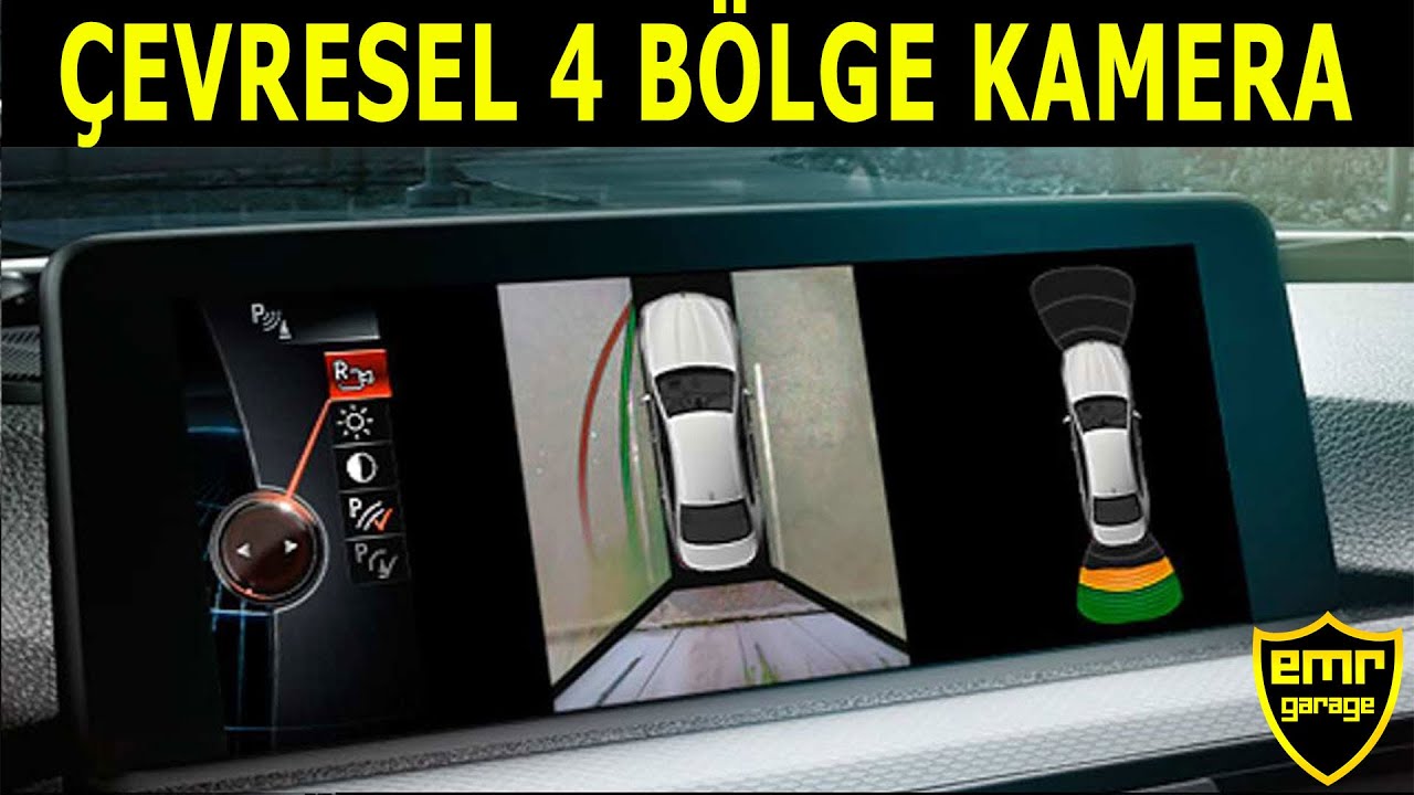 360 Derece çevresel 4 bölge kamera montajımız - Emr Garage Ankara