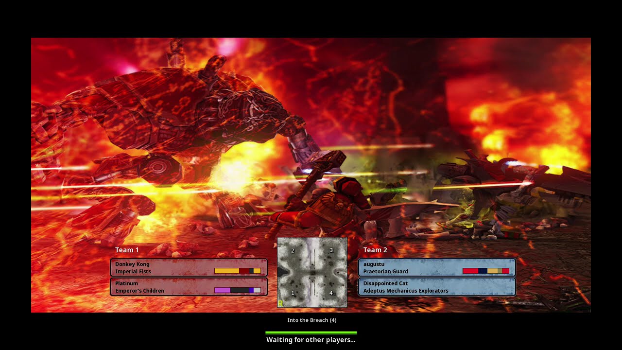 Warhammer 40K Dawn of War Definitive Edition (DE) Unification PVP 2v2 as Praetorian Guard