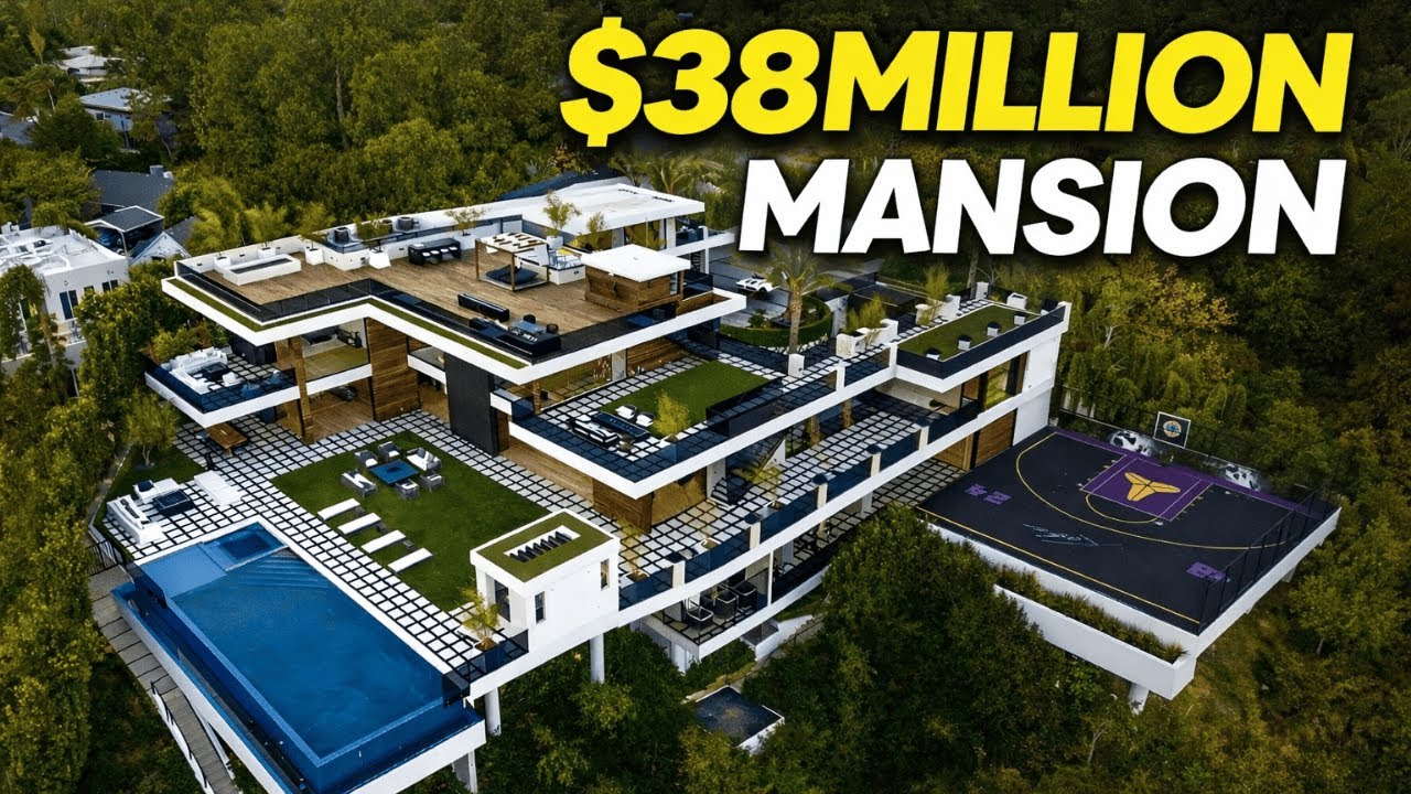 Этот особняк в Лос-Анджелесе стоимостью 38 миллионов долларов поразит вас до глубины души | Экску...