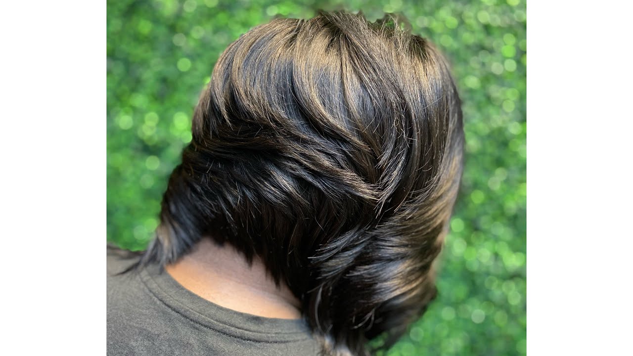 Part 2 Sexy heavy Layered Quickweave bob 😩