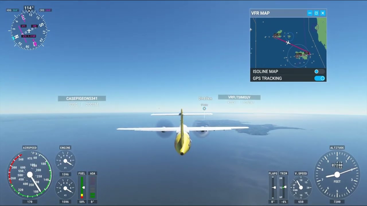 Guernsey to Jersey flight