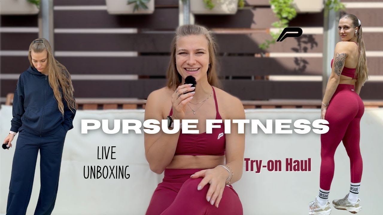 PURSUE FITNESS PR UNBOXING *live* | my HONEST opinion: Training collection (felt nah) | try-on haul
