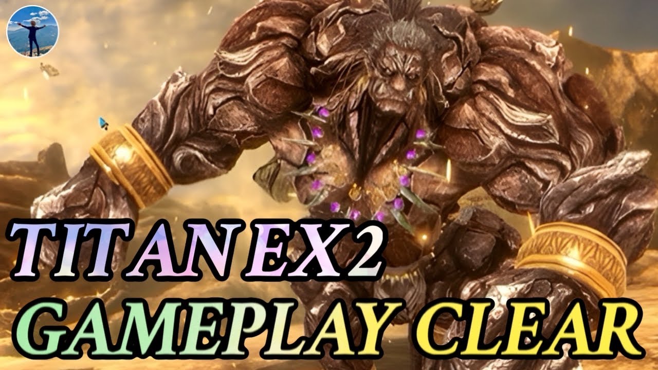 { FF7: Ever Crisis } Titan EX2 Gameplay Clear FT. Cloud | Red XIII | Aerith