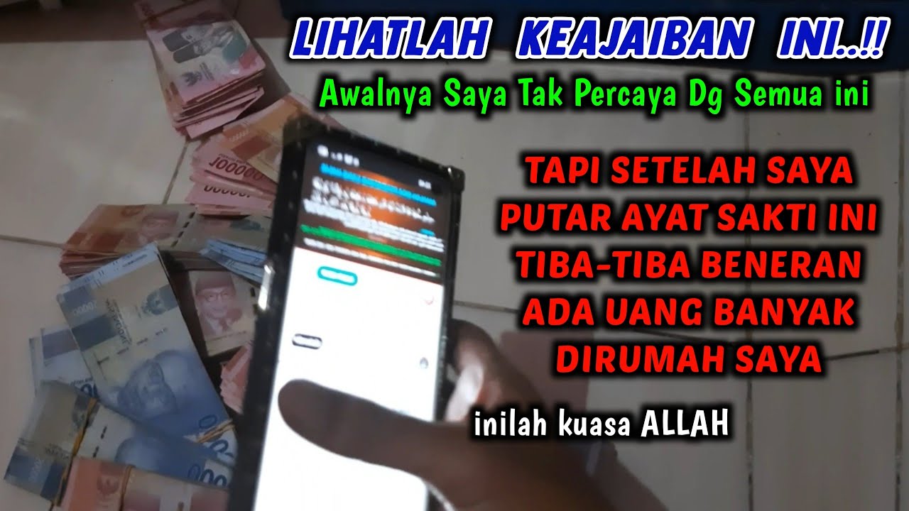 SUDAH TERBUKTI❗ Inilah Pembuka Rezeki Paling Mustajab Mendatangkan Rezeki Dari Segala Arah