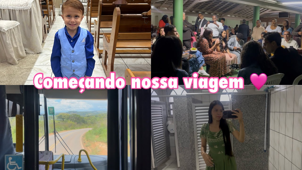 VEM ACOMPANHAR NOSSA VIAGEM 🧳 🩷 | FOMOS CONGREGAR EM OUTRA CIDADE 🏙️ 