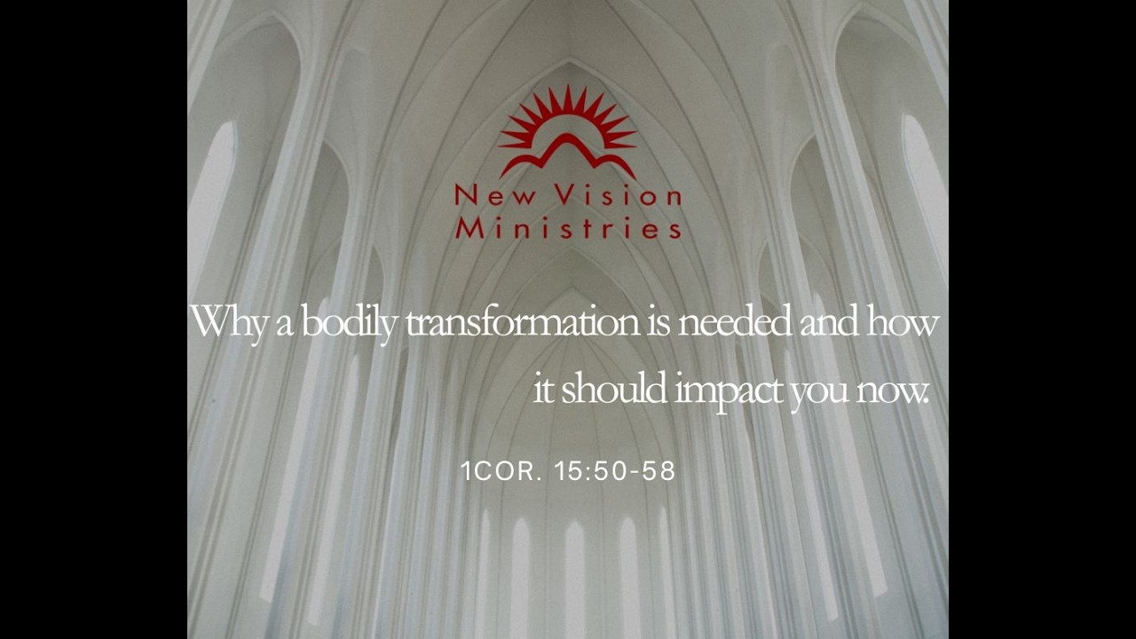 Why we need a bodily resurrection and how we should live our lives with this truth