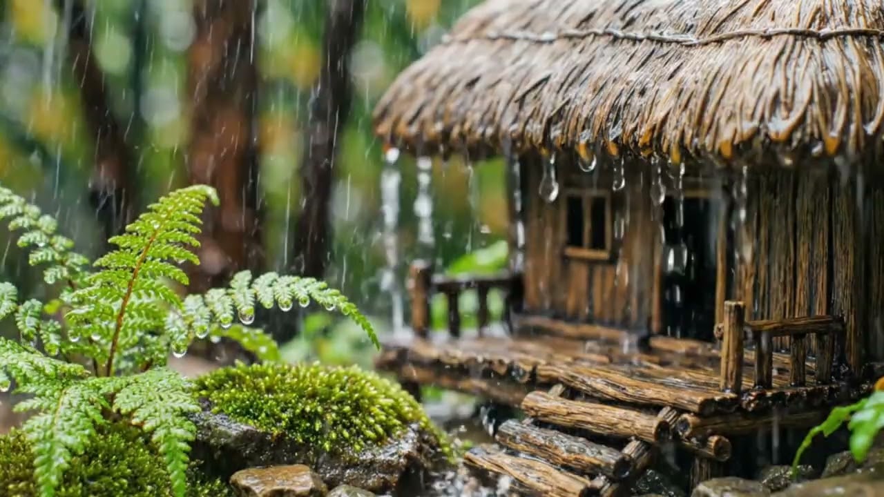 Rain Sounds for Deep Sleep 🌧️ Miniature Rain Ambience for Insomnia Relief