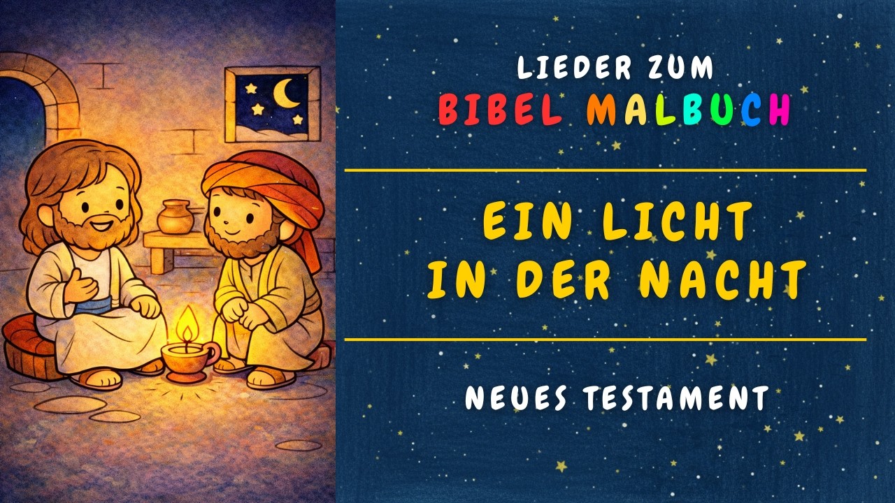 Ein Licht in der Nacht - Ein geheimnisvolles und warmes Kinderlied über Jesus und Nikodemus