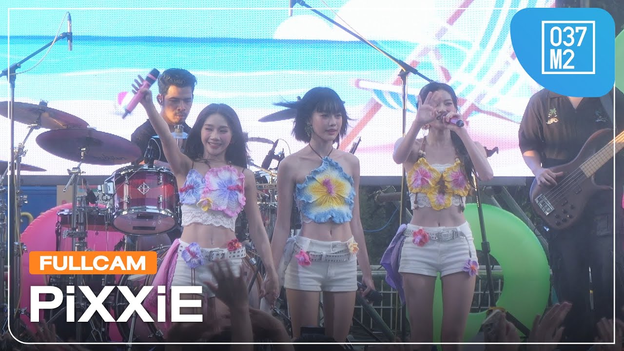 PiXXiE @ Samyan Songkran Festival 2025, Samyan Mitrtown [Full Fancam 4K 60p] 250413