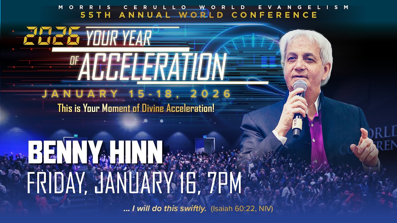 Benny Hinn – Friday, January 16th at 7PM