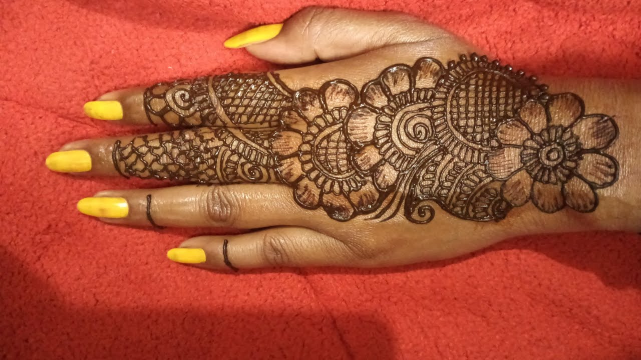 Simple mhendi design latest 😍#@