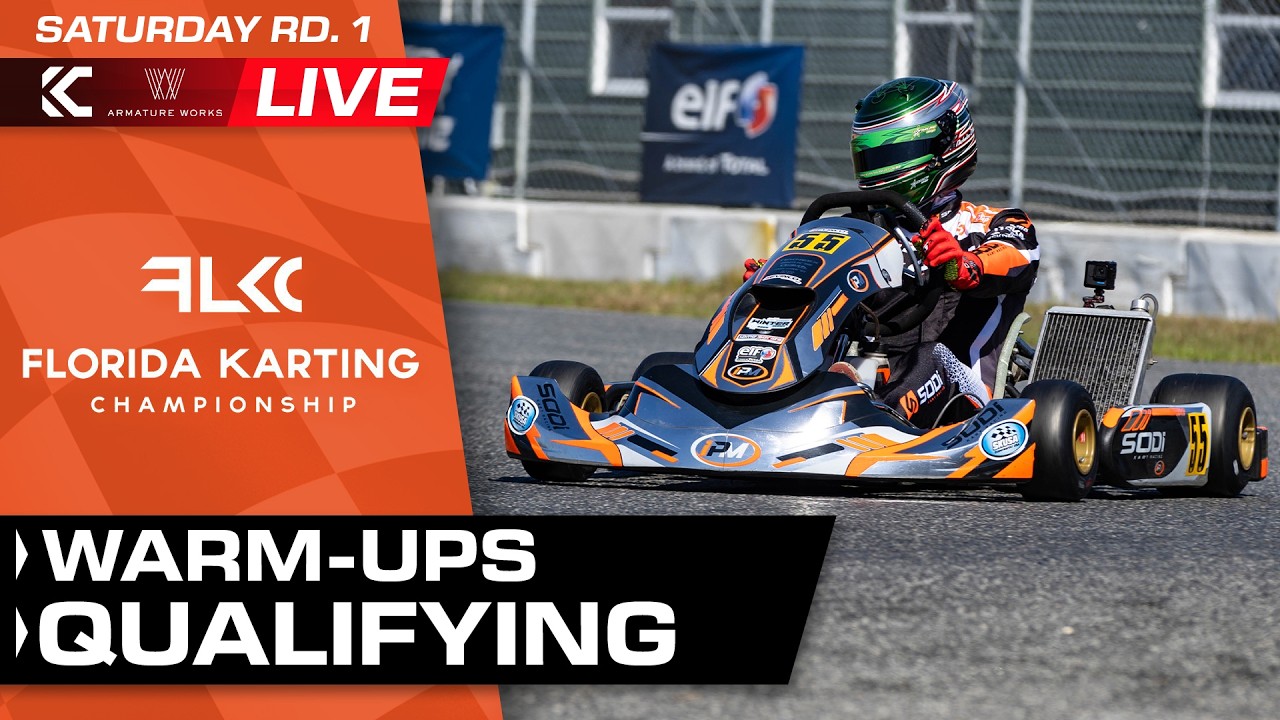 2026 Florida Karting Championship Rd. 1 | St. Petersburg, FL | Saturday - Warm-Ups & Qualifying