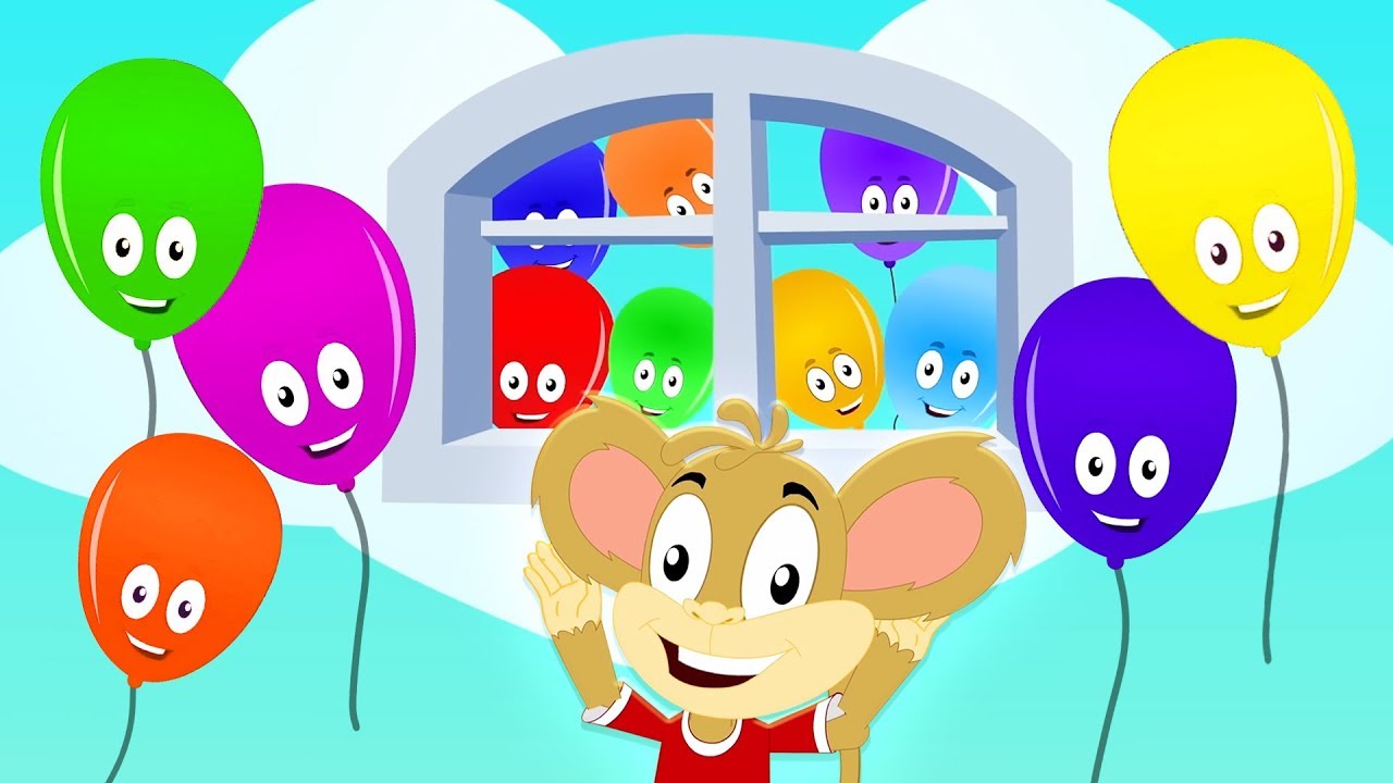 Balloon Song For Children | Kids Songs For Babies | Nursery Rhymes For Baby