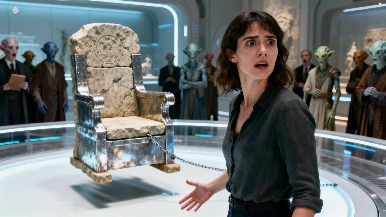 They Presented an Ancient Throne No Species Could Claim — The Human Asked Why It Shifted Toward Her