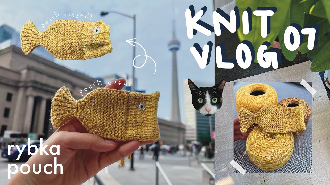 Рыбная сумка от Зофии Ратасевич (Рыбная сумка) | Видеоблог/дневники First Accessory Knit, выпуск ...