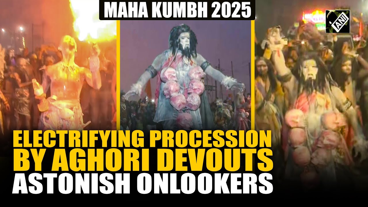 Prayagraj: Electrifying scenes at Maha Kumbh 2025: Aghoris celebrate 'Masaan Holi', saints join in