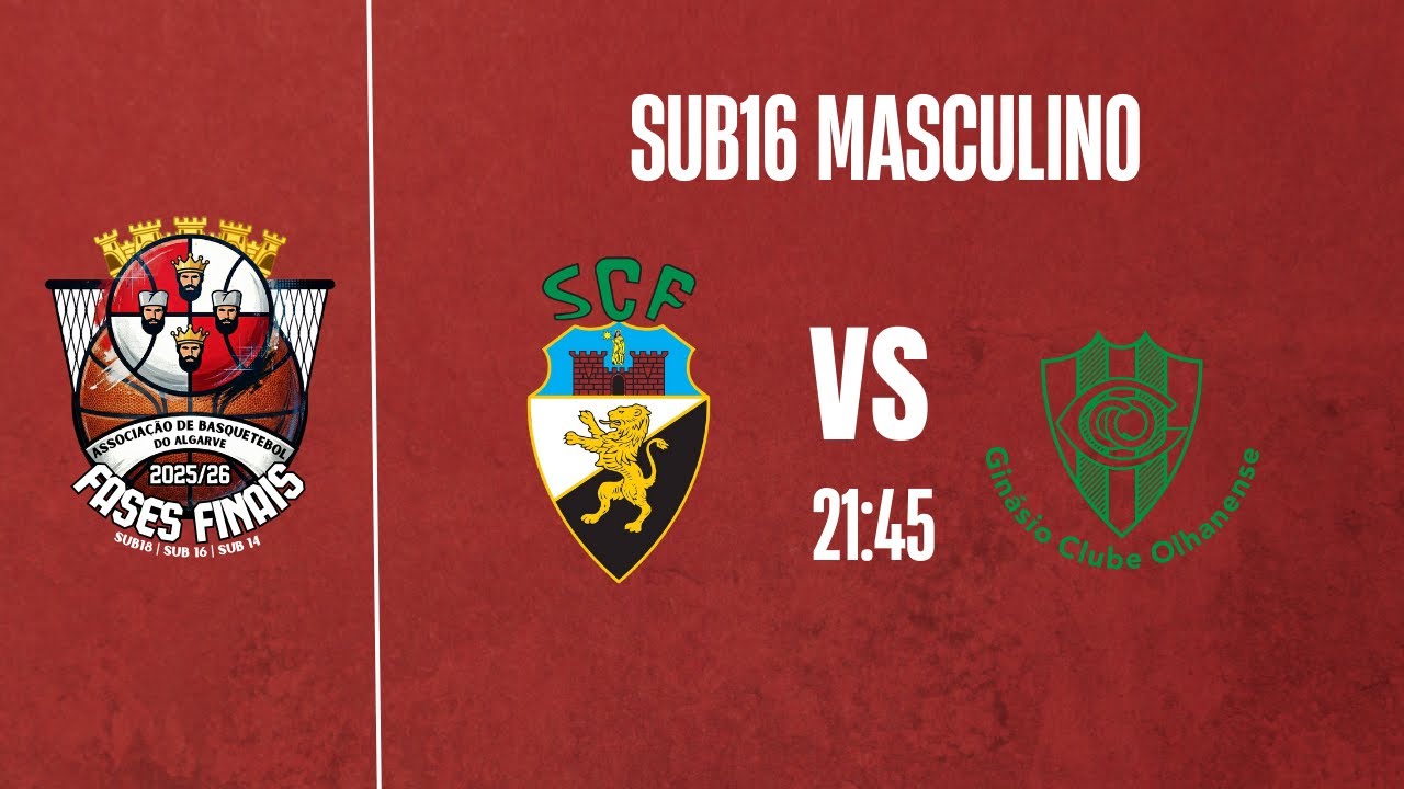 Fases Finais: SUB16 Masculino SC Farense vs Gin&aacute;sio CO