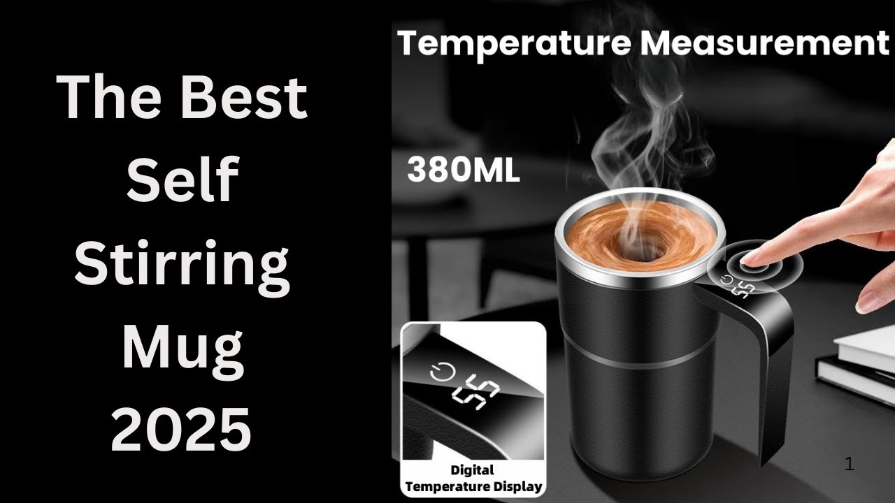 Best Self-Stirring Mug for 2025 | USB Rechargeable & Waterproof!