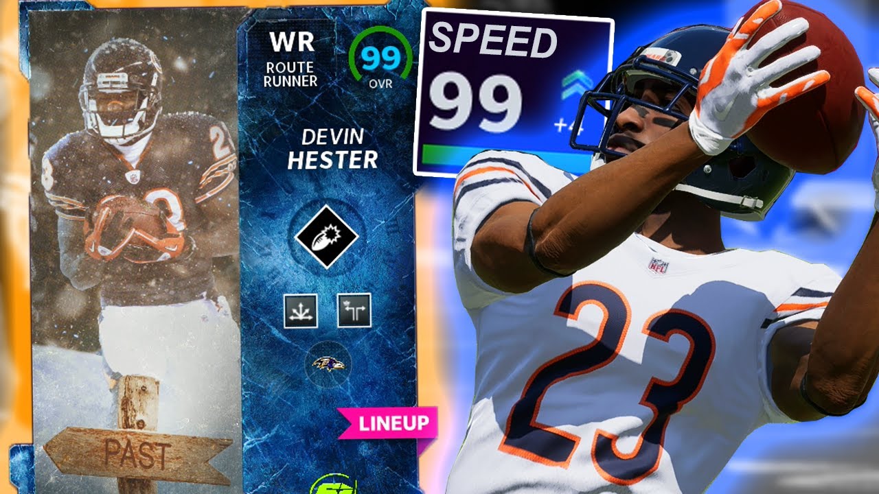 Ghost of Madden DEVIN HESTER is 99 SPEED on Every Theme Team
