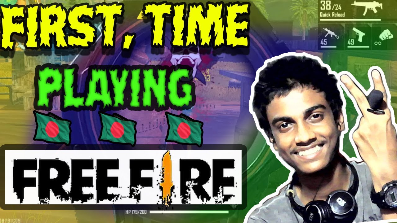 Free Fire Bangla Gameplay,First time playing freefire প্রথম বার খেললাম ফ্রীফাইয়ার #Mural G