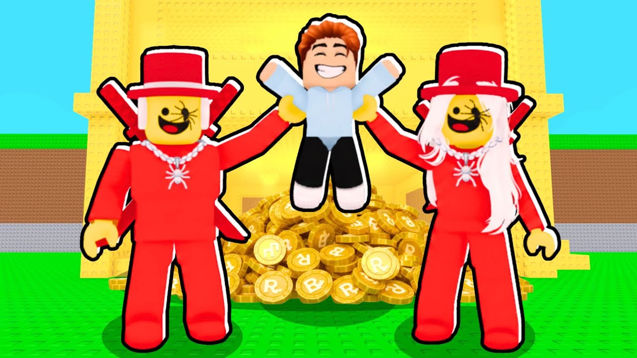 Adopté par des TRILLIONNAIRES dans Steal A Brainrot!