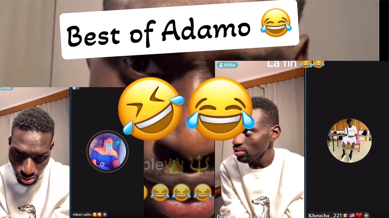 Best of Adamo et ses invit&eacute;s sur tiktok &agrave; mourir de rire 🤣😂