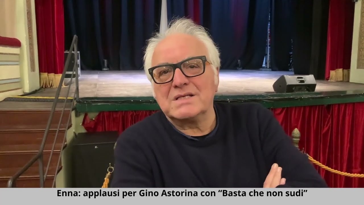 Enna: applausi per Gino Astorina con “Basta che non sudi”