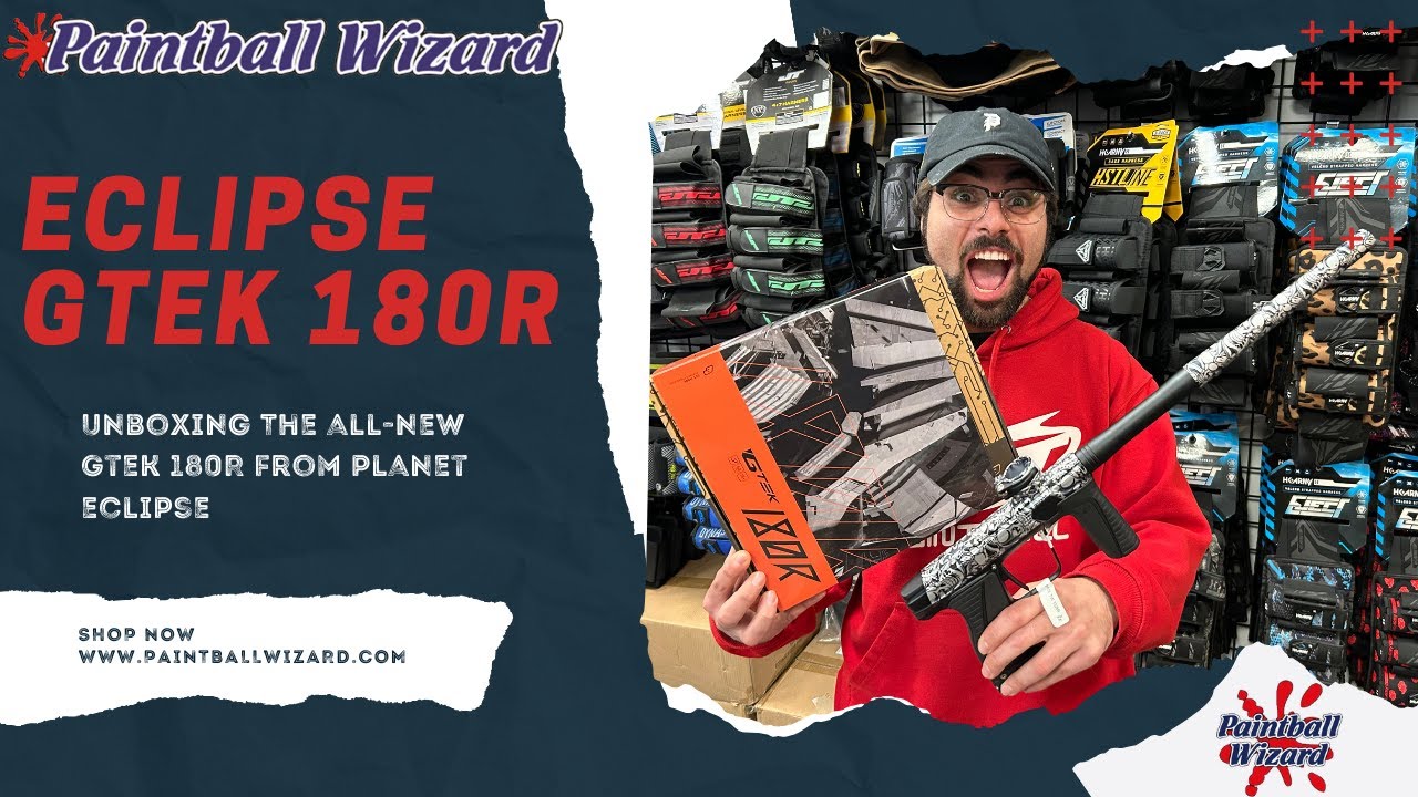 UNBOXING Planet Eclipse GTEK 180R - Paintball Wizard