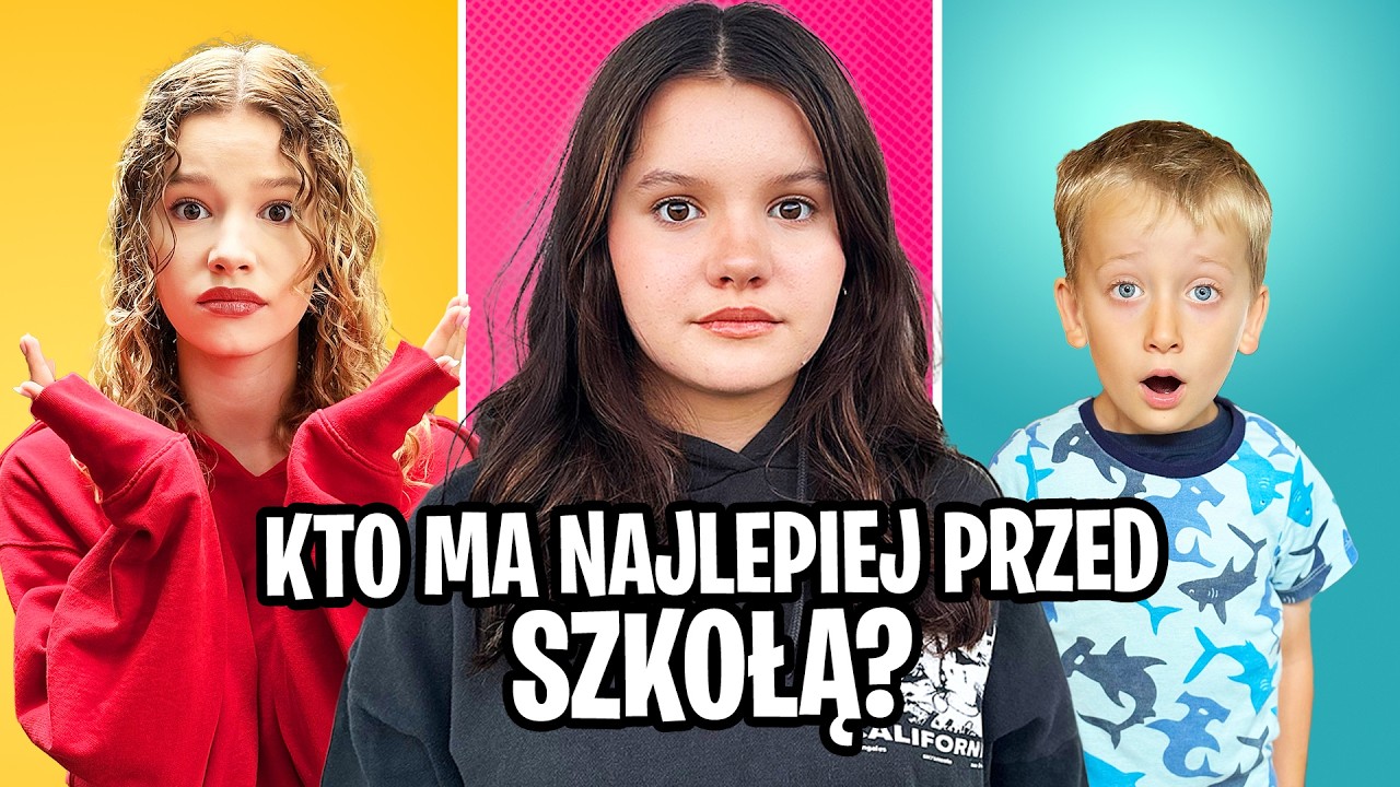 Kto z rodzieństwa ma najlepiej przed rozpoczęciem roku szkolnego?